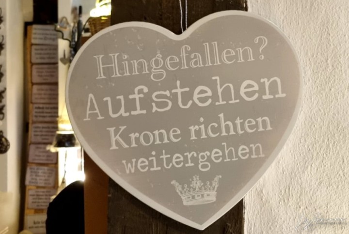 Plakat - Schild Herz